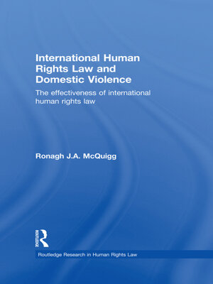 cover image of International Human Rights Law and Domestic Violence